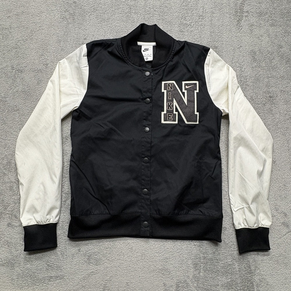 Nike Jacket‎ Womens Extra Small Varsity Bomber Letterman XS DZ4630-010